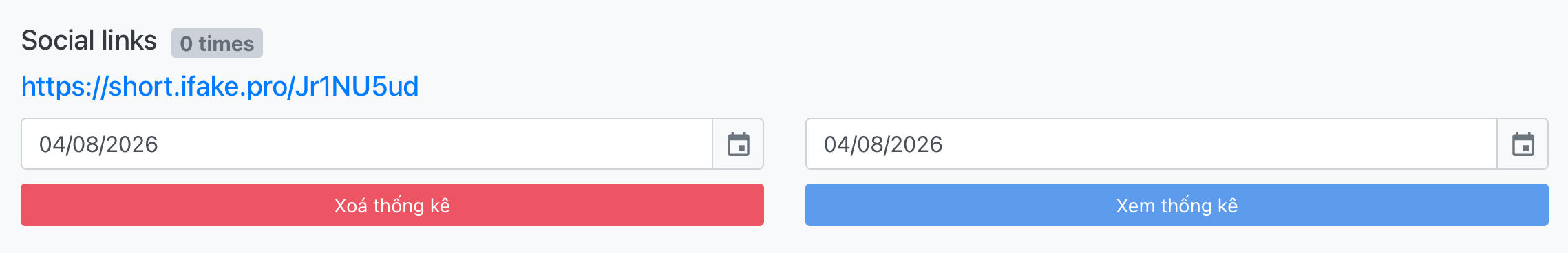 Short URLs Analytics